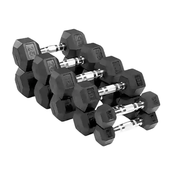 Hex-Dumbbell Comfortable No Slip Coating Hex Dumbbell - Image 1