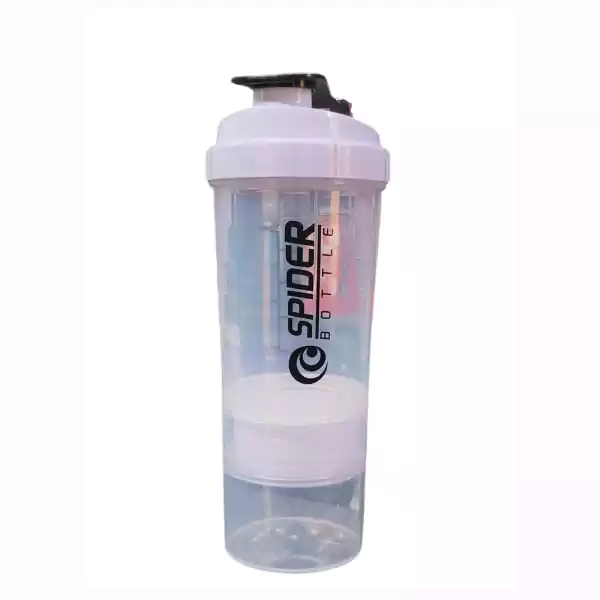 Skaker pot Sport Shaker Water Bottle 3 In 1 - Spider Shaker Cyclone Shaker Gym Protein Shaker 500Ml - Stay Hydrated And Energized During Workouts - Image 1