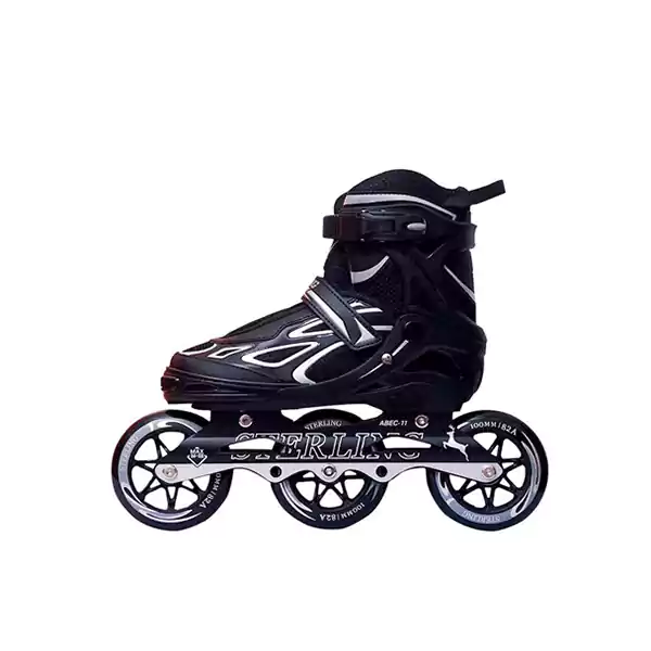 Skatting Shous,,, 100mm Big Wheel 3 Wheeler Inline Skate Shoe - Image 1