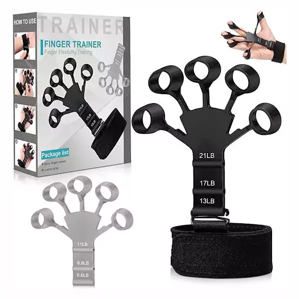 Finger Trainer,,, Finger Hand Grip - Hand Strengthener/Finger Trainer - Image 1
