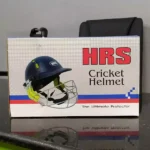 Cricket Batting Helmet For Men And Boys High Level HRS Strong Abs Shell With Ventilation For Cooling & Super Sweat Observant Cotton Lycra Padding With Box