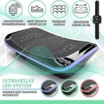 4D Vibrations Platte Massager with 3 Powerful & Silent Motors