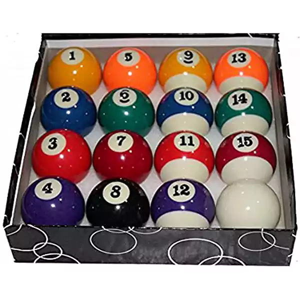 Pool Ball GRS Phenolic Resin Pool Ball Set , Multicolour (Set of 16 Balls) - Image 1
