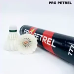 PRO PETREL 777 Stable and High Speed Badminton Shuttlecock Goose Feather Ball For Professional Tournament-12Pcs