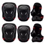 6pc Kids Wrist Elbow Knee Pads Skateboard Roller Skate Bike Protective Gear Kit