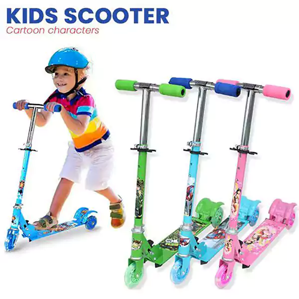 Scooter,,,, Kids 3 Wheel Foldable Scooter - Image 1