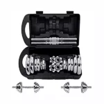 Dumbbell Set 20KG Steel with Carrying Box