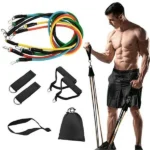 11 Pcs Resistance Bands Set,Portable Exercise Resistance Band Set