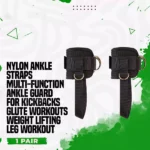 1 Pair Of Nylon Ankle Straps Multi-function Ankle Guard For Kickbacks Glute Workouts Weight Lifting Leg Workout