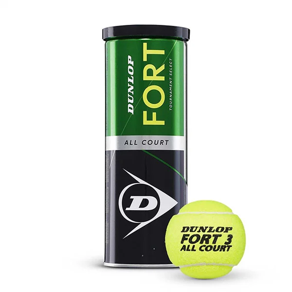 Dunlop-Fort Dunlop Club All Court Tennis Balls-3pes Set - Image 1