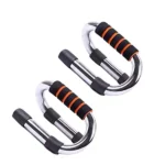 Fitness Push up Bar Stands Pushup Chest Bar Strong Chrome Steel Pushup Stands with Comfortable Foam Grip and Non-Slip Bars