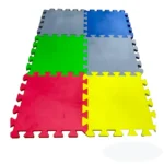 Rubber Gym Floor Mat Colorful Puzzle System 20"/20"-1' Inch-1Pcs